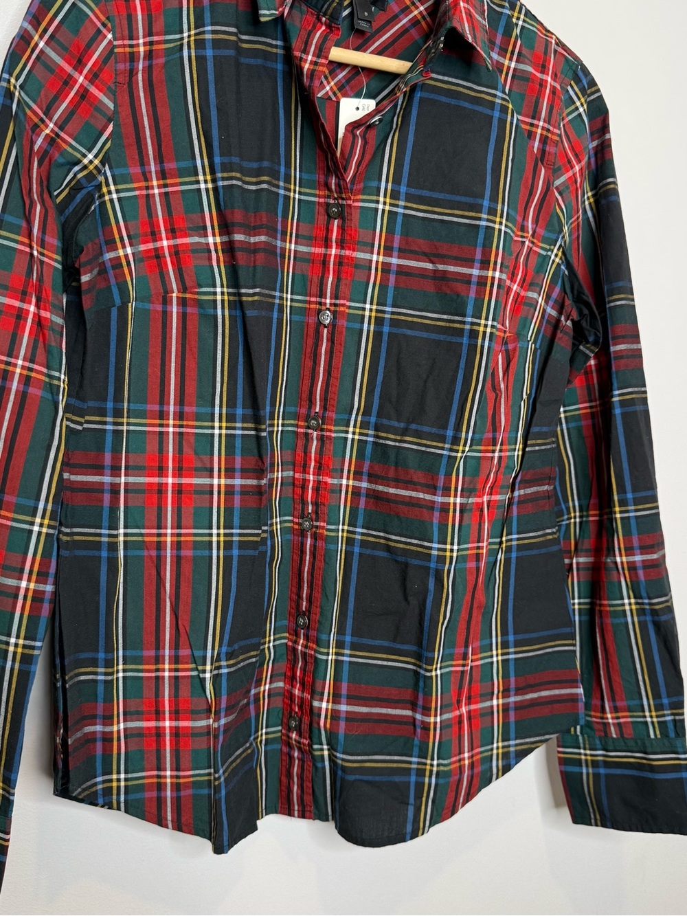 J Crew Perfect Shirt Stewart Plaid - Picture 6 of 10